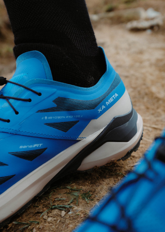 Pánska bežecká obuv Salomon XA META MADE IN FRANCE French Blue / Oxford Tan 7