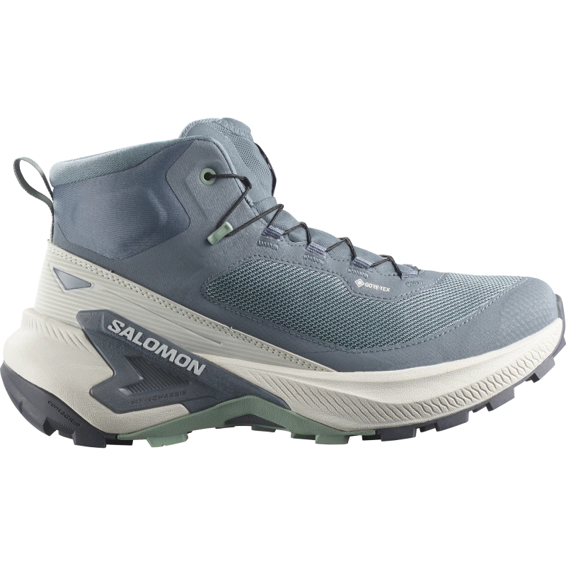 Dámska outdoorová obuv Salomon GENESIS MID GTX W Grisaille / Green Milieu
