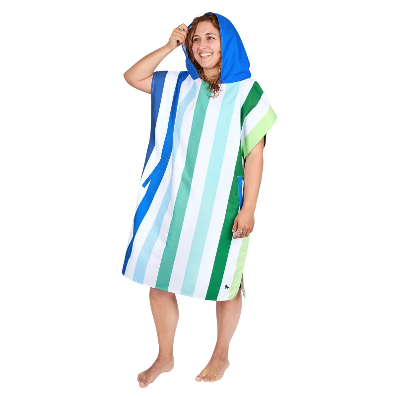 Dospelácke pončo Dock and Bay Quickdry Hooded Poncho - lazy river 7