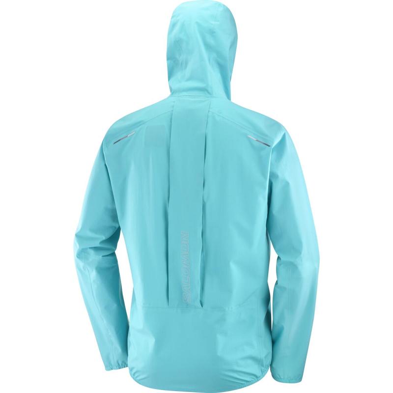 Bežecká bunda Salomon BONATTI TRAIL JKT M Peacock blue