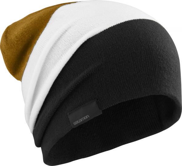 Čiapka Salomon FLATSPIN REVERSIBLE BEANIE BLACK/W