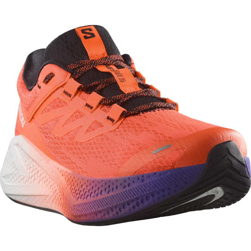 Cestná bežecká obuv Salomon AERO GLIDE 3 GRADIENT Neon F/Wht/Bl 1