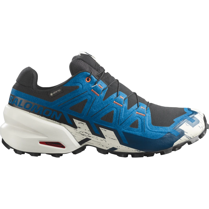 Pánska trailová obuv Salomon SPEEDCROSS 6 GTX Black / Mykonos Blue