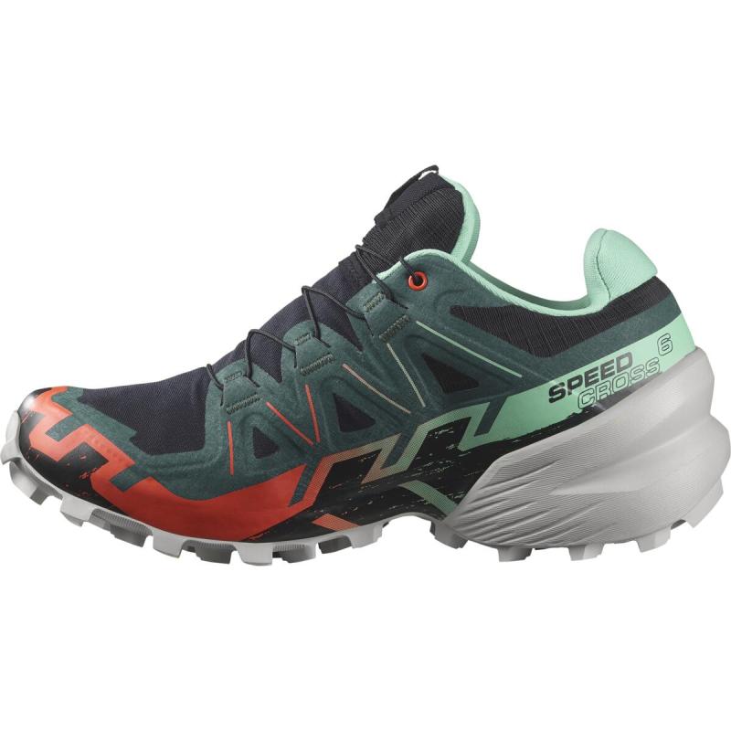 Dámska trailová obuv Salomon SPEEDCROSS 6 GTX W Black/Electg/Che