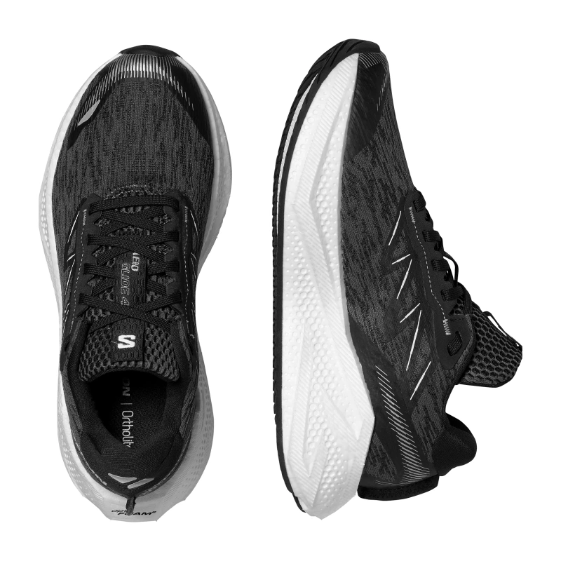 Dámska cestná bežecká obuv Salomon AERO GLIDE 4 W Black/White 5