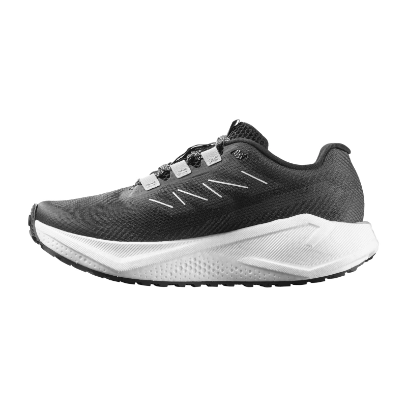 Pánska cestná bežecká obuv Salomon AERO BLAZE 3 GRVL Black/White 1