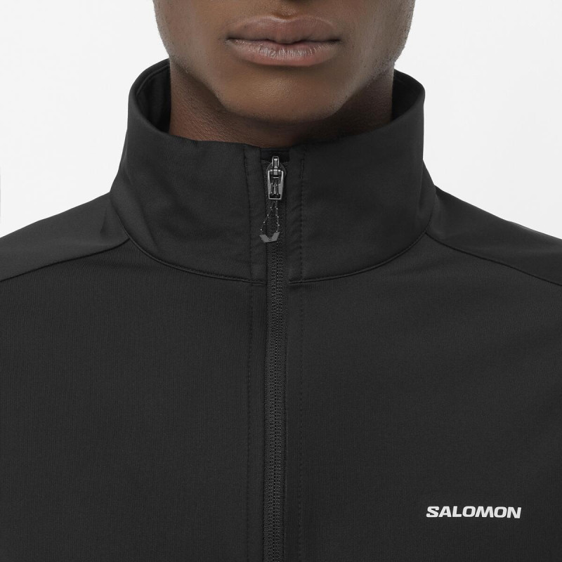 Pánska bežecká bunda GORE-TEX® SSHELL JKT M DEEP BLACK 2