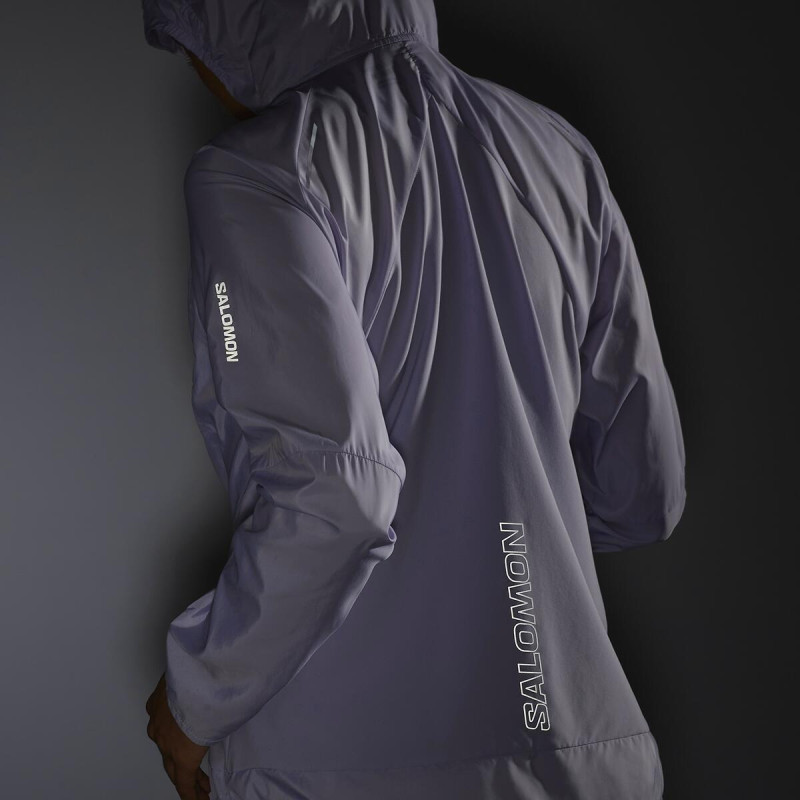 Dámska bežecká bunda Salomon BONATTI CROSS WIND JKT W COSMIC SK 6