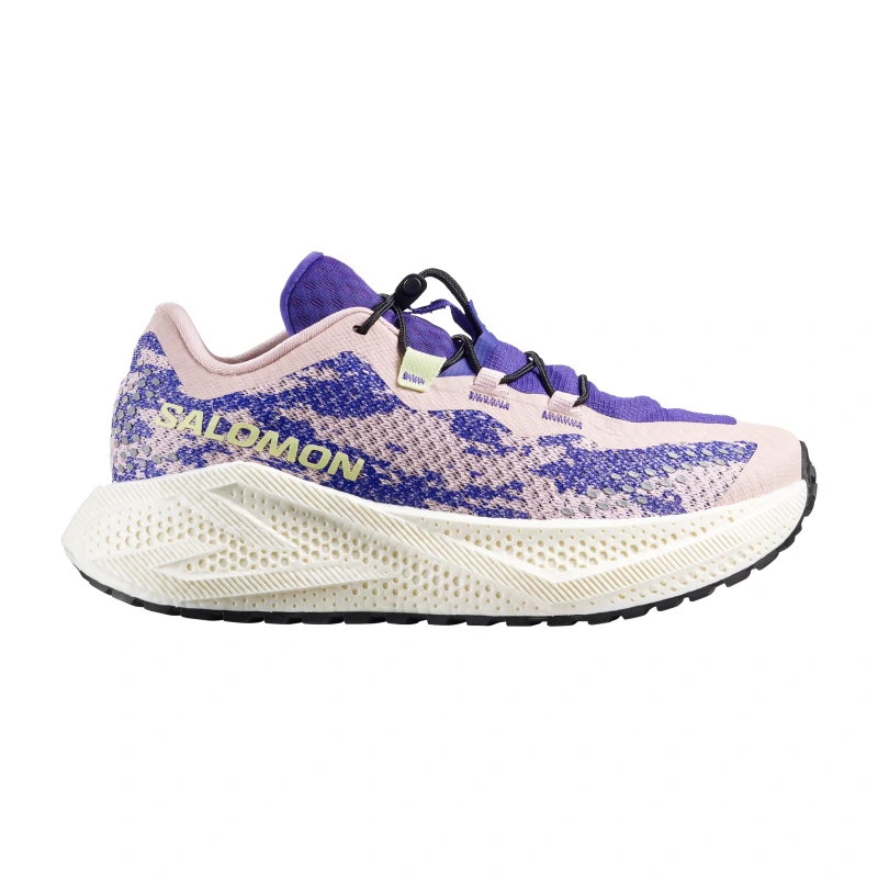 Dámska univerzálna bežecká obuv Salomon AERO GLIDE 4 GRVL W Shadow Gray/Deep Blue