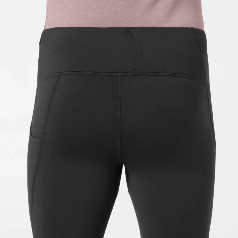 Pánske zateplené nohavice Salomon SHKout CORE WARM TIGHTS Deep Black 4