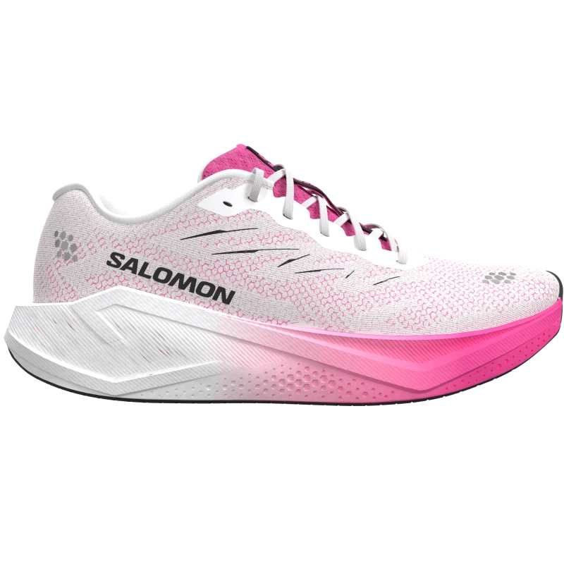 Dámska cestná bežecká obuv Salomon AERO BLAZE 4 W White / Knockout Pink 1