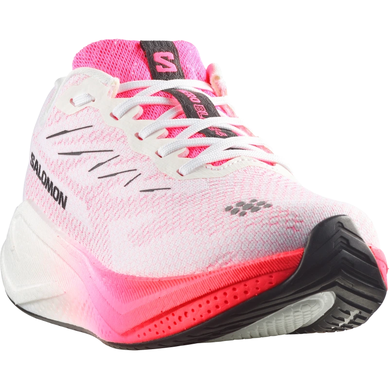 Dámska cestná bežecká obuv Salomon AERO BLAZE 4 W White / Knockout Pink 2