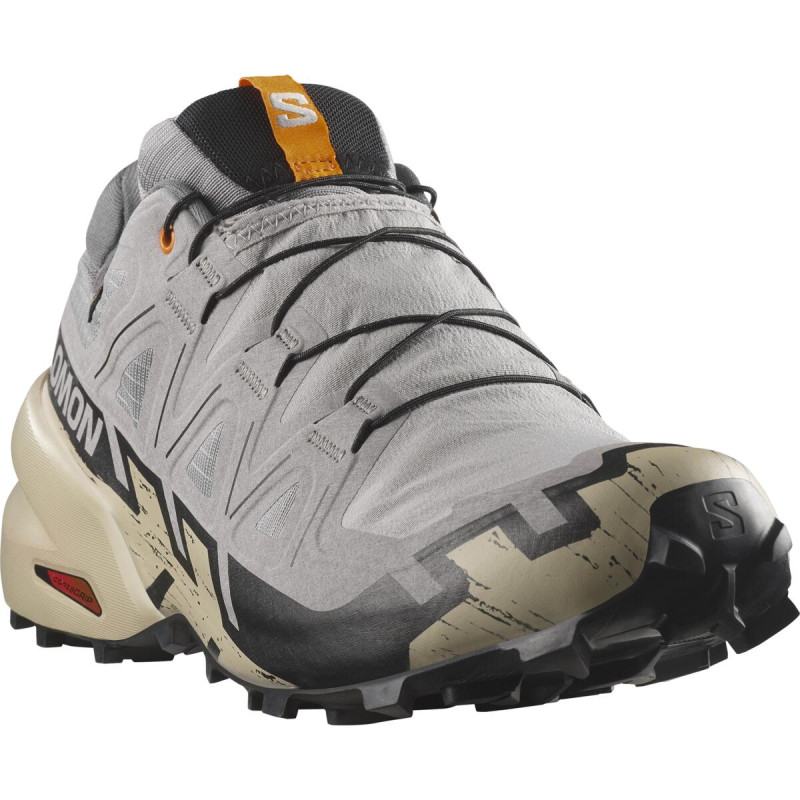 Pánska trailová obuv Salomon SPEEDCROSS 6 GTX Gull/Whpep/Black 1