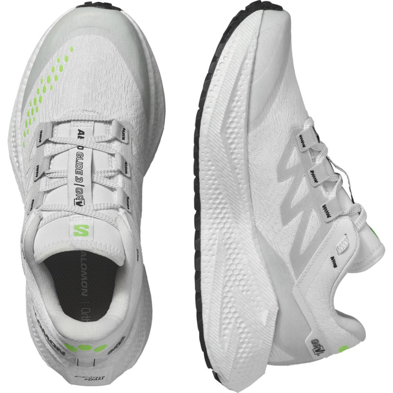 Dámska univerzálna bežecká obuv Salomon AERO GLIDE 3 GRVL W Wht/Ftw Silver 4