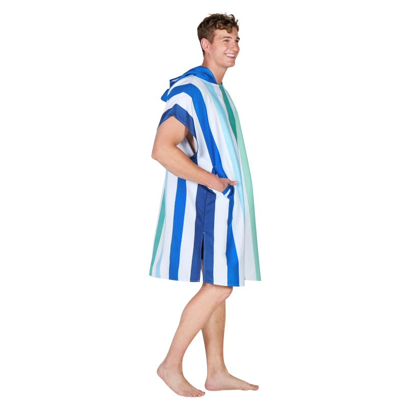 Dospelácke pončo Dock and Bay Quickdry Hooded Poncho - lazy river 4