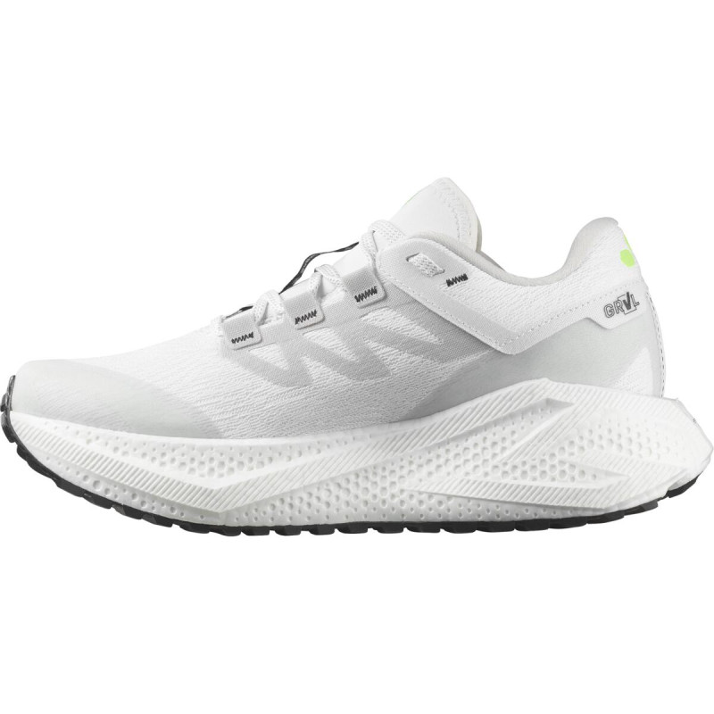 Dámska univerzálna bežecká obuv Salomon AERO GLIDE 3 GRVL W Wht/Ftw Silver
