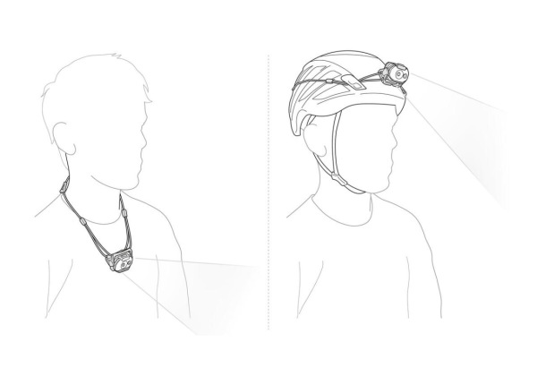 Čelovka Swift LT - čierna/oranžová 4