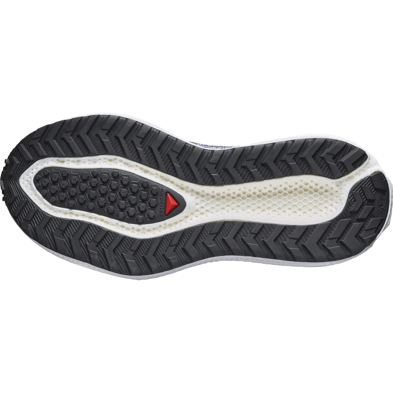 Dámska univerzálna bežecká obuv Salomon AERO GLIDE 4 GRVL W Shadow Gray / Deep Blue 3