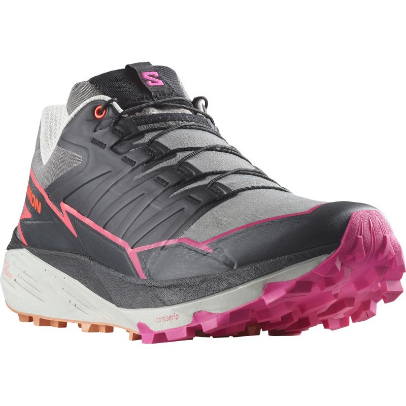 Pánska trailová obuv Salomon THUNDERCROSS Plum Kitten / Black / Pink Glow