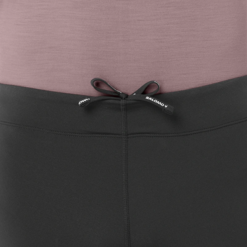 Pánske zateplené nohavice Salomon SHKout CORE WARM TIGHTS Deep Black 5