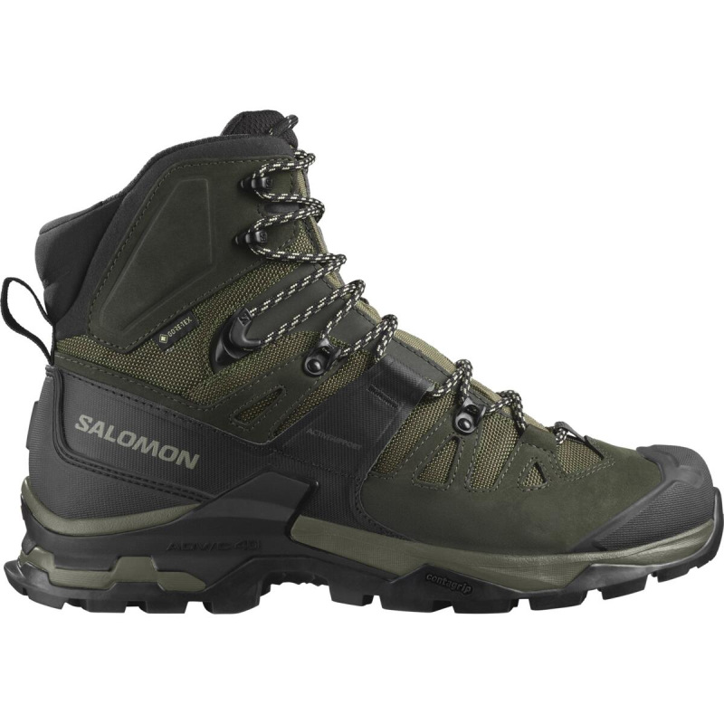 Pánska turistická obuv Salomon QUEST 4 GTX Olive Night / Peat / Safari