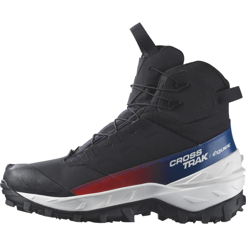 Pánska zimná obuv Salomon CROSSTRAK POWDER WP EQUIPE Black/Bl 4