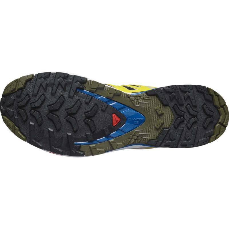 Pánska trailová obuv Salomon XA PRO 3D V9 GTX Black / Buttercup / Lapis Blue