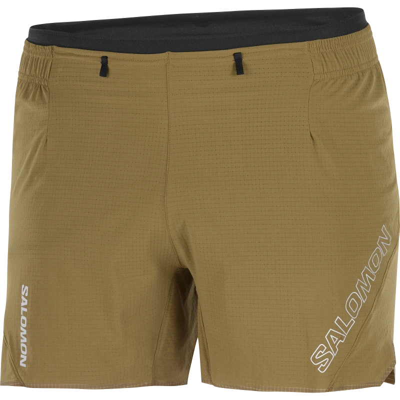 Pánske bežecké trenky Salomon SENSE AERO 5'' SHORTS M BRILLIANT OLIVE