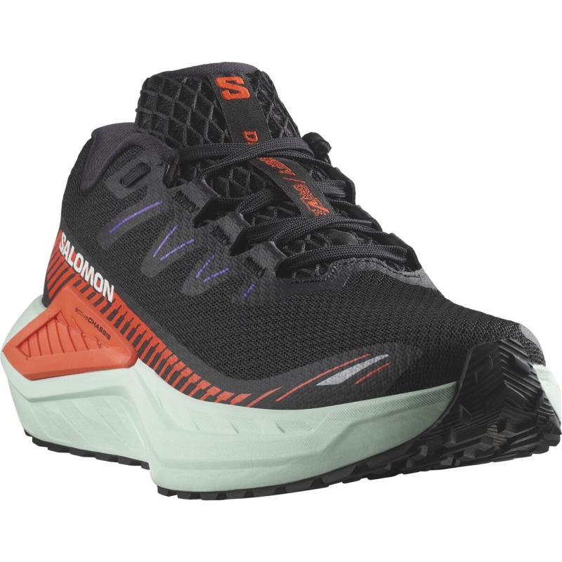 Dámska bežecká obuv Salomon DRX DEFY GRVL W Black / Cherry Tomato / Bay