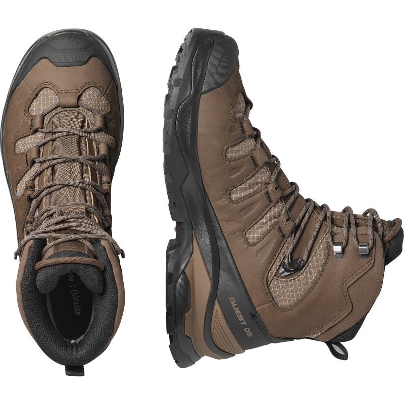 Pánska turistická obuv Salomon QUEST 5 GTX Dark Earth / Black 5