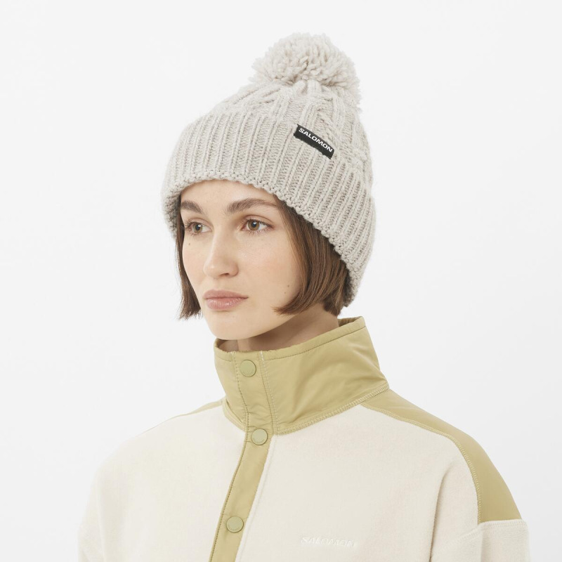Čiapka Salomon IVY BEANIE whisper white 1