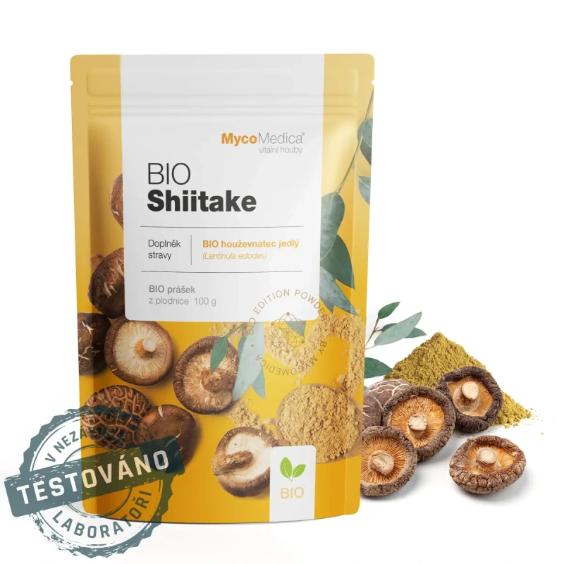 BIO Shiitake - prášok I MycoMedica® 1