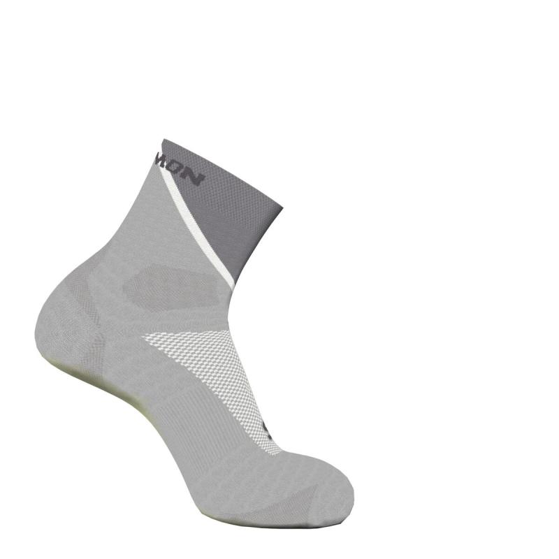 Ponožky Salomon PULSE ANKLE Shark Skin/Glacier G
