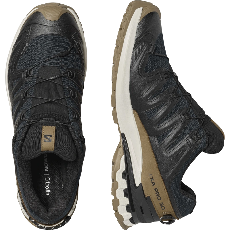 Pánska trailová obuv Salomon XA PRO 3D V9 GTX LIFELONG Black / Coyote Brown 5