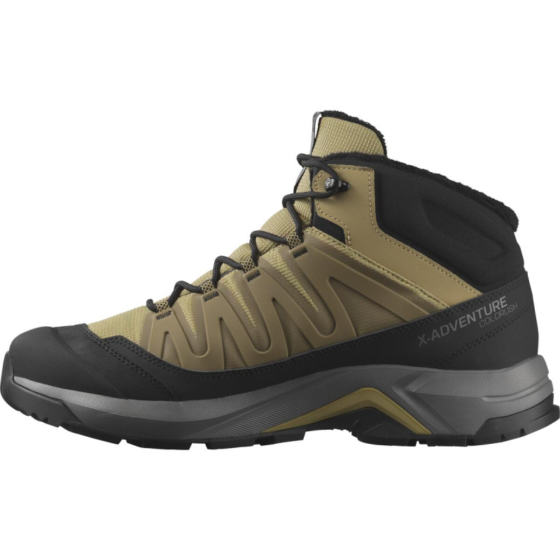 Pánska zimná obuv Salomon X-ADVENTURE COLDRUSH WP Kelp / Black 4