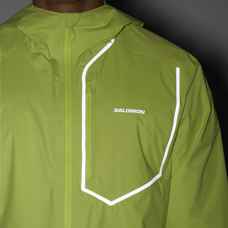 Bežecká bunda Salomon BONATTI PRO JKT M - Acid Lime 5