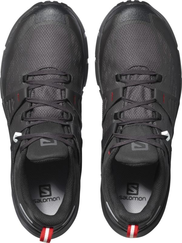 Pánska turistická obuv ODYSSEY GTX Black / Shale / High Risk Red