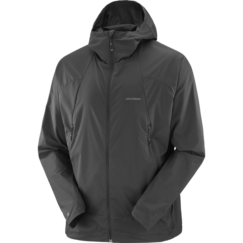 Bežecká bunda Salomon OUTWIND FZ JKT M DEEP BLACK