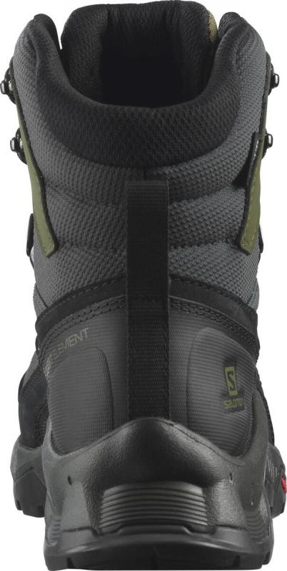 Pánska turistická obuv Salomon QUEST ELEMENT GTX Black / Deep Lichen Green / Olive Night 4