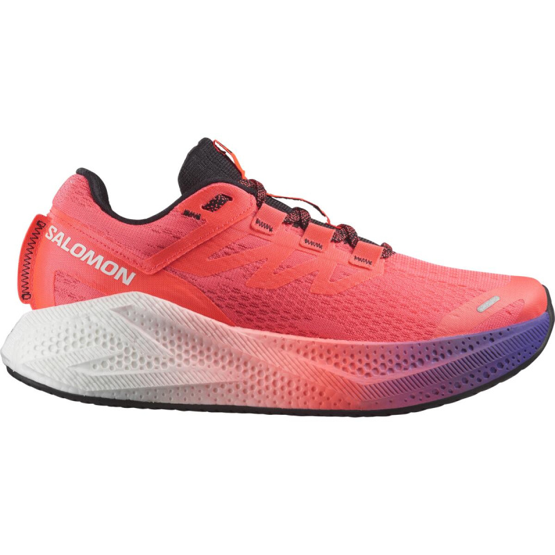 Dámska cestná bežecká obuv Salomon AERO GLIDE 3 GRADIENT W Neon F/Wht