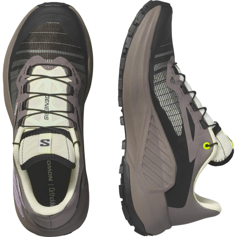 Dámska bežecká obuv Salomon GENESIS W Iron/Vanilla Ice/Cyclamen 5