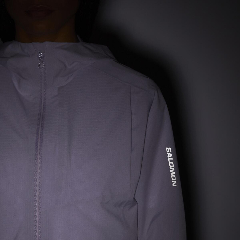 Dámska bežecká bunda Salomon BONATTI TRAIL JKT W COSMIC SKY 5