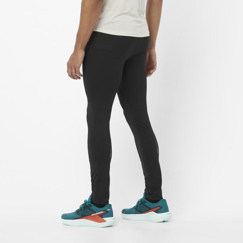 Bežecké nohavice Salomon CROSS RUN TIGHTS M Deep Black