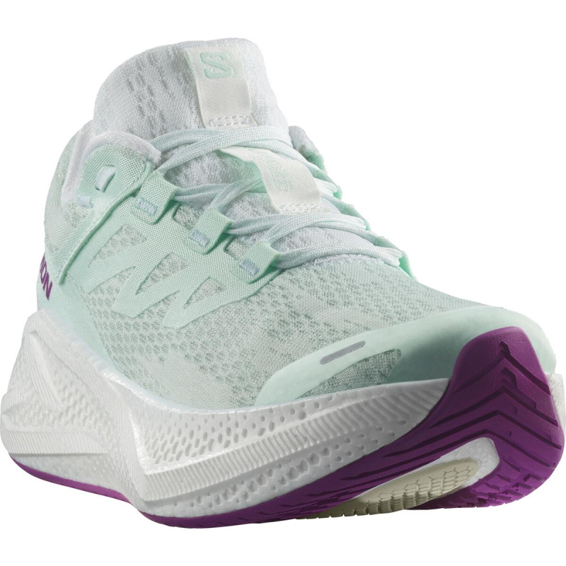 Dámska cestná bežecká obuv Salomon AERO GLIDE 3 W Bay/White/Willowherb 4