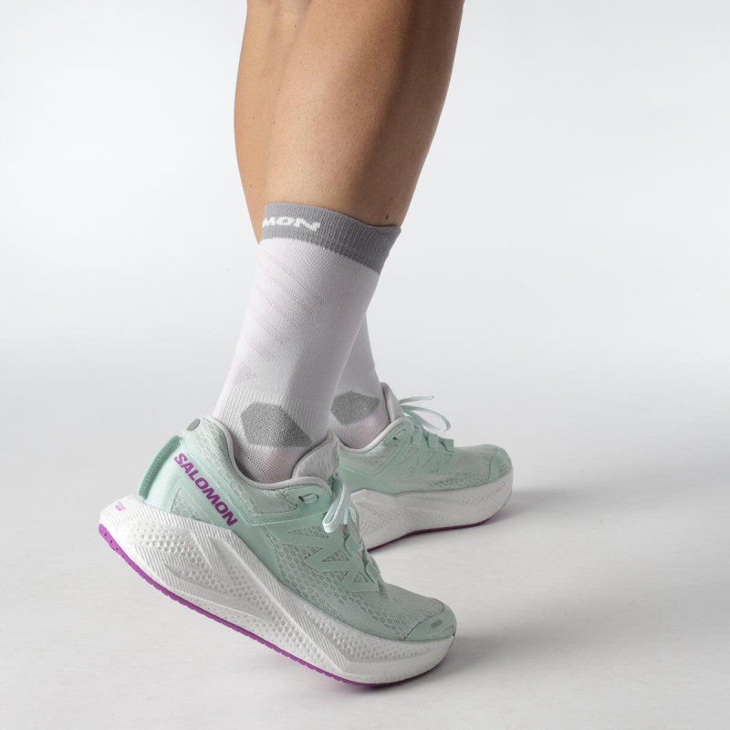Dámska cestná bežecká obuv Salomon AERO GLIDE 3 W Bay/White/Willowherb 3
