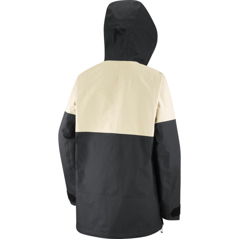 Bunda SALOMON BASHLEY ANORAK W WHITE PEPPER/DEEP BLACK 1