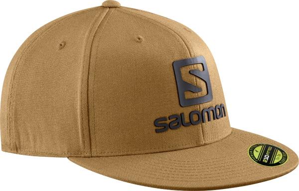 Šiltovka Salomon LOGO CAP FLEXFIT® Bronze Brown