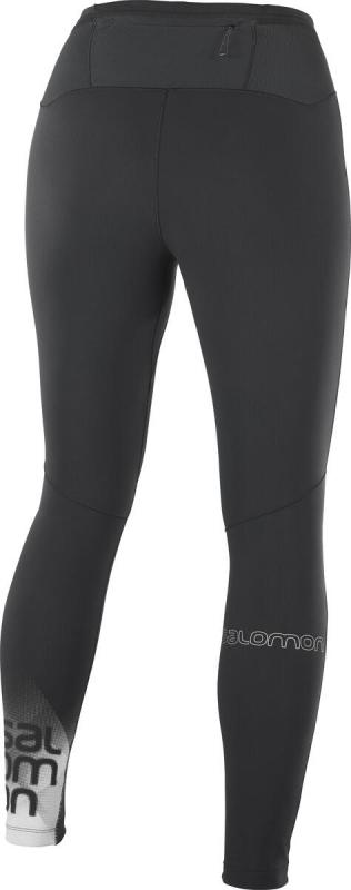 Dámske nohavice Salomon XA WARM TIGHT W Black / Nocturne