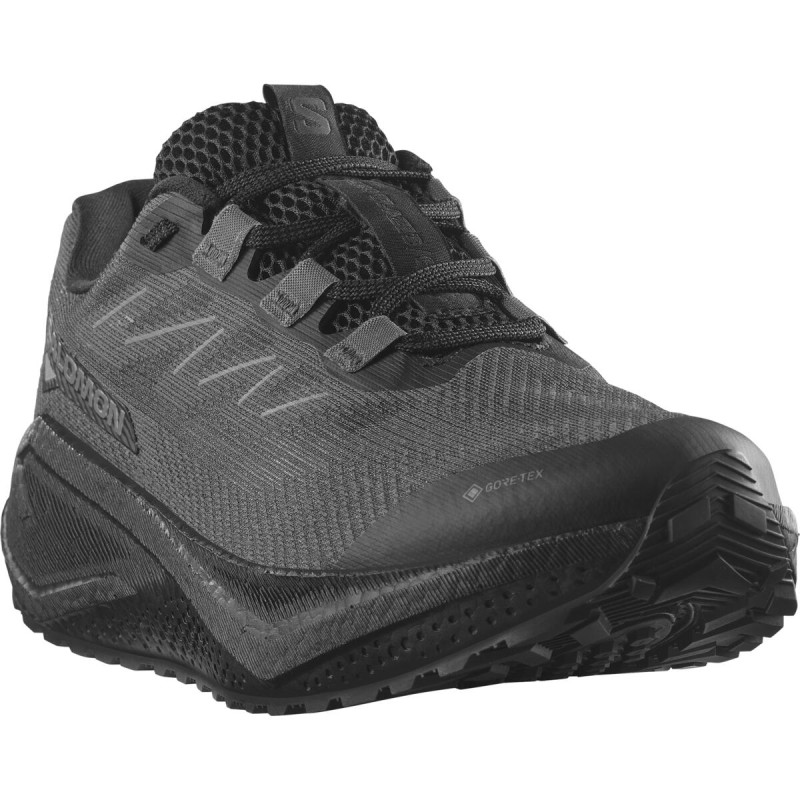 Pánska cestná bežecká obuv Salomon AERO BLAZE 3 GRVL GTX Black/Asphal 1