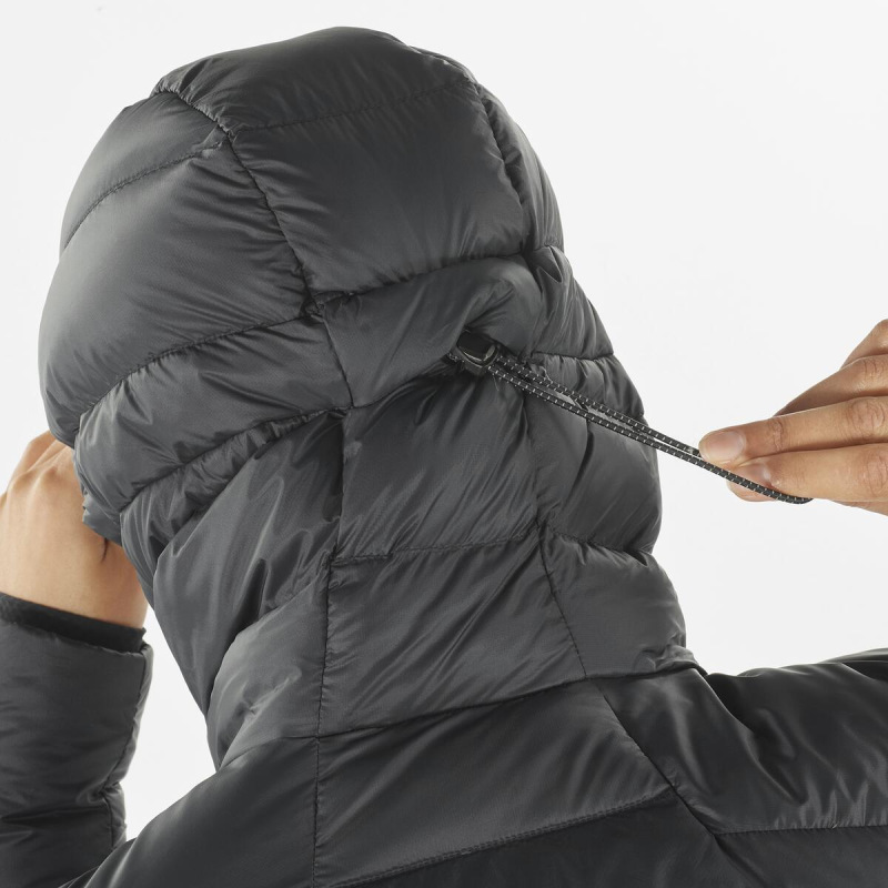 Bunda SALOMON OUTLINE DOWN HD W DEEP BLACK 3